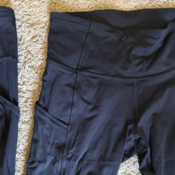 lululemon athletica Black womens Performance Leggings Pair - Picture 3 of 4